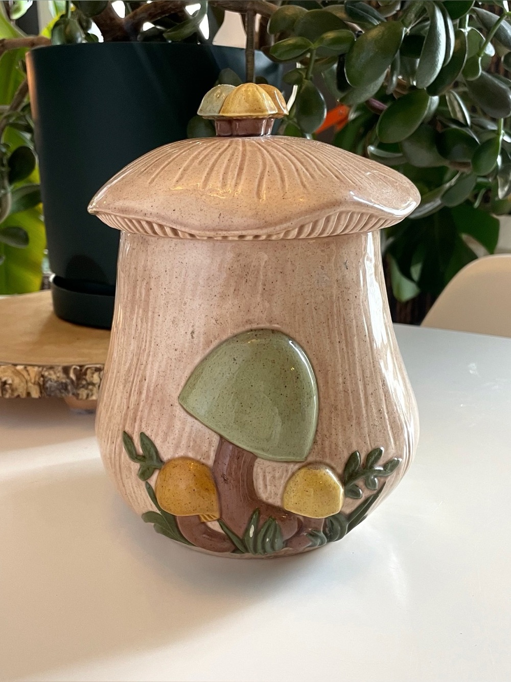 Vintage 1970’s Arnels Ceramic Mushroom Cookie Jar